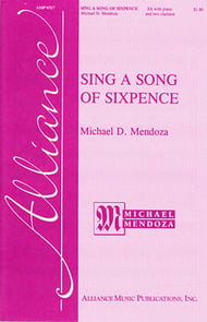 Sing a Song of Sixpence SA choral sheet music cover Thumbnail